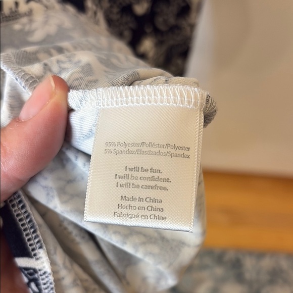 Vfish White and Blue Midi Dress - Picture 4 of 5